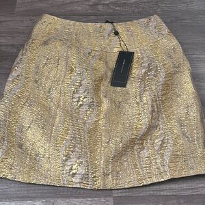BCBG METALLIC SKIRT